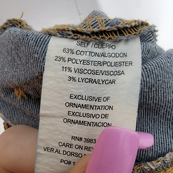 4/$20 Jolt Midrise Distressed Skinny Stretch Jeans Size 7 - Picture 6 of 6